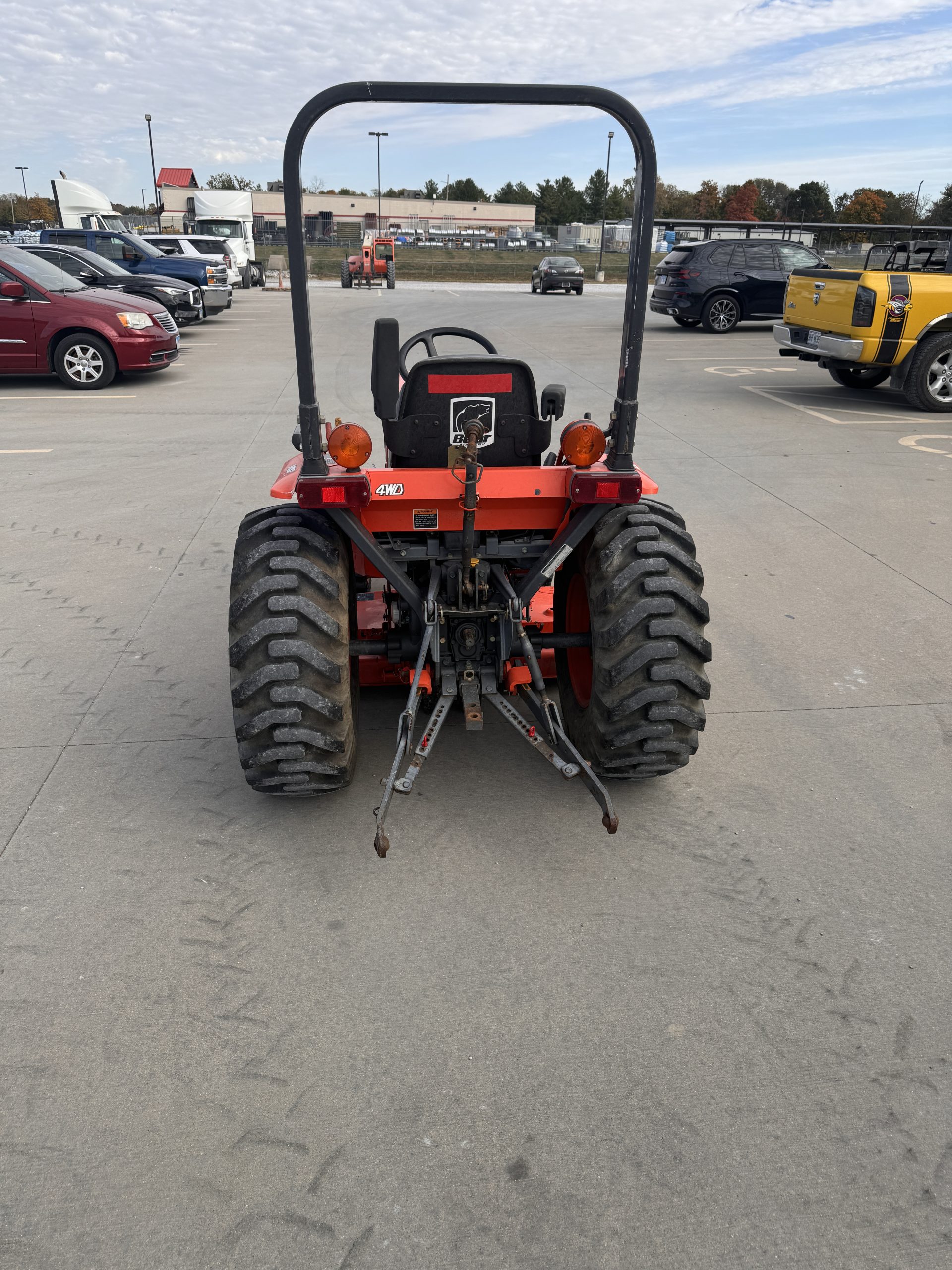 KUBOTA MOWER REAR PROFILE